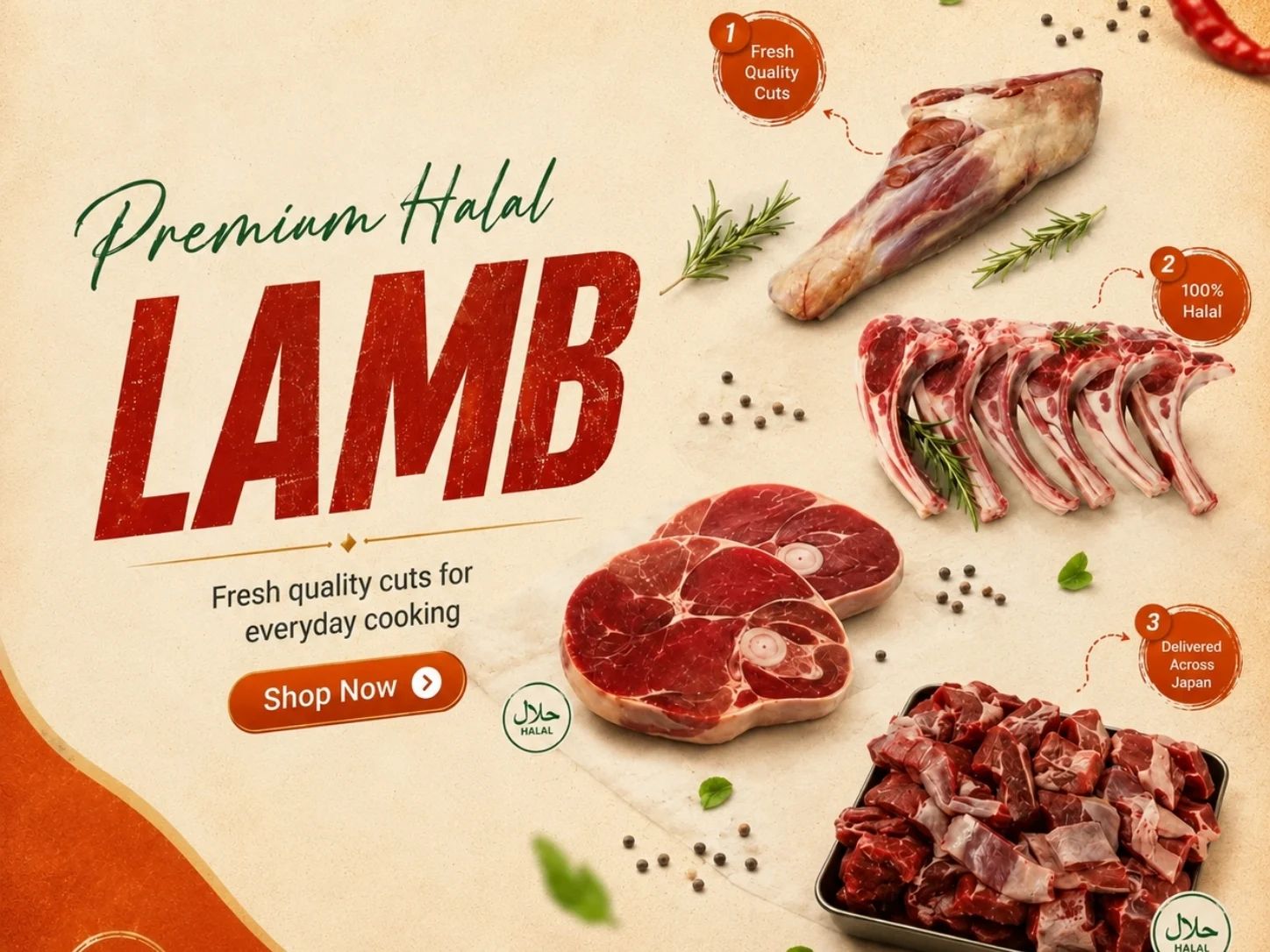 Lamb Range at MT Halal